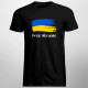 Free Ukraine - pánské tričko s potiskem