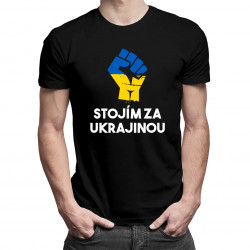 Stojím za Ukrajinou - pánské tričko s potiskem