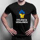 Stojím za Ukrajinou - pánské tričko s potiskem