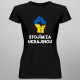 Stojím za Ukrajinou - dámské tričko s potiskem