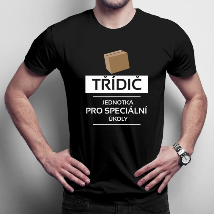 Třídič - jednotka pro speciální úkoly - pánské tričko s potiskem