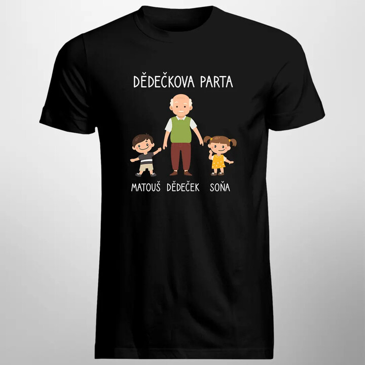 Dědečkova parta - pánské tričko s potiskem