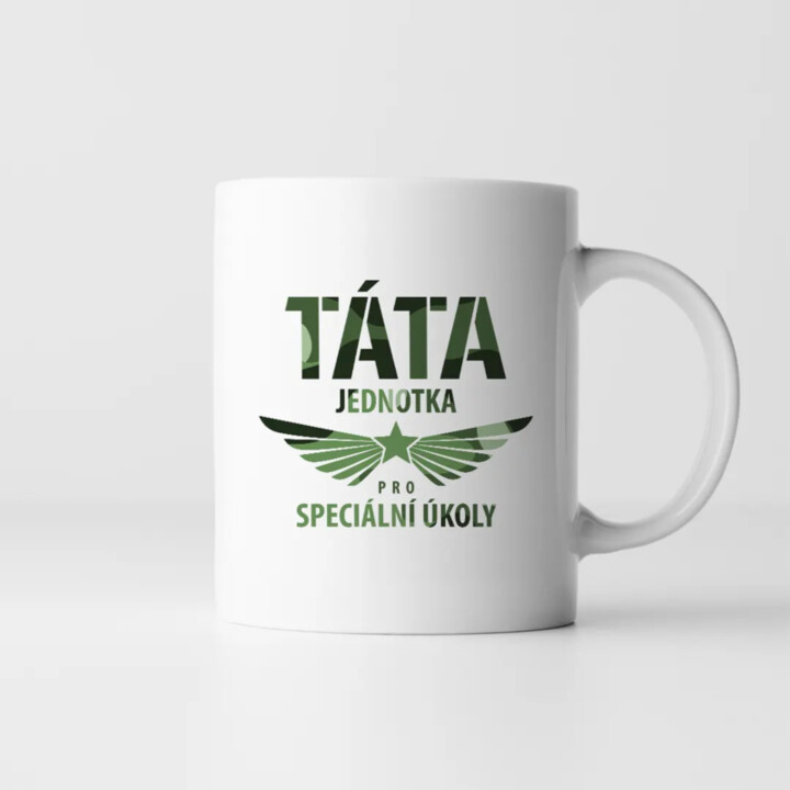 Táta - jednotka pro speciální úkoly - hrnek s potiskem