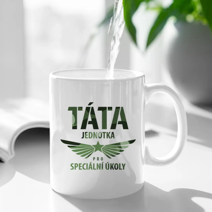 Táta - jednotka pro speciální úkoly - hrnek s potiskem