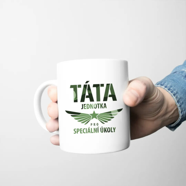 Táta - jednotka pro speciální úkoly - hrnek s potiskem