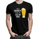 Můj oblíbený čas je čas na pivo - pánské tričko s potiskem