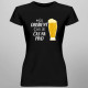 Můj oblíbený čas je čas na pivo - dámské tričko s potiskem