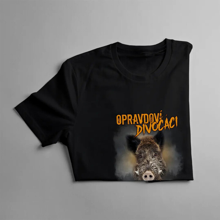 Opravdoví divočáci se rodí v srpnu - pánské tričko s potiskem