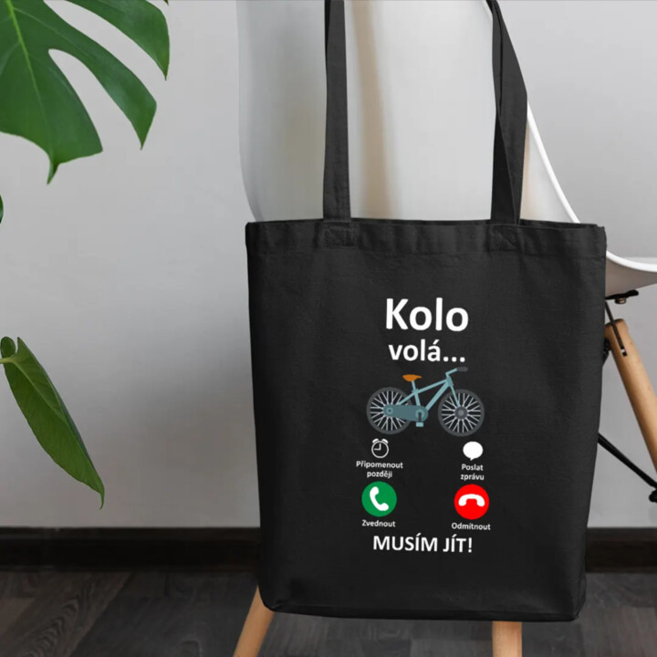 Kolo volá - musím jít - taška s potiskem