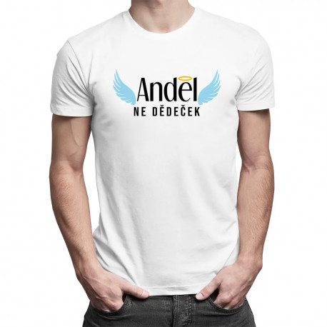 Anděl, ne dědeček - pánské tričko s potiskem