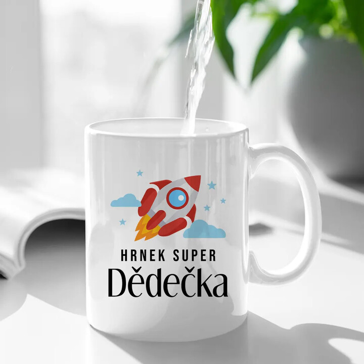 Hrnek super dědečka - hrnek s potiskem
