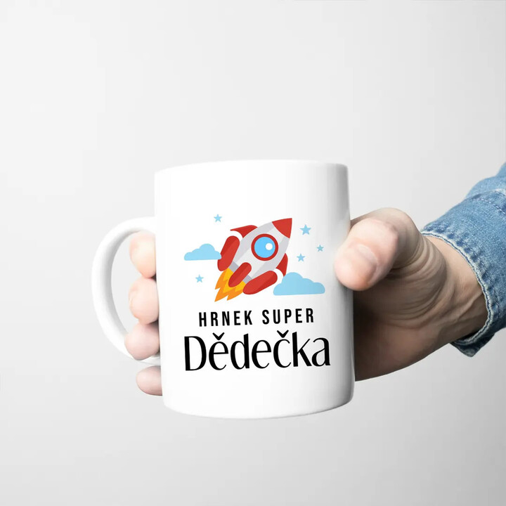 Hrnek super dědečka - hrnek s potiskem
