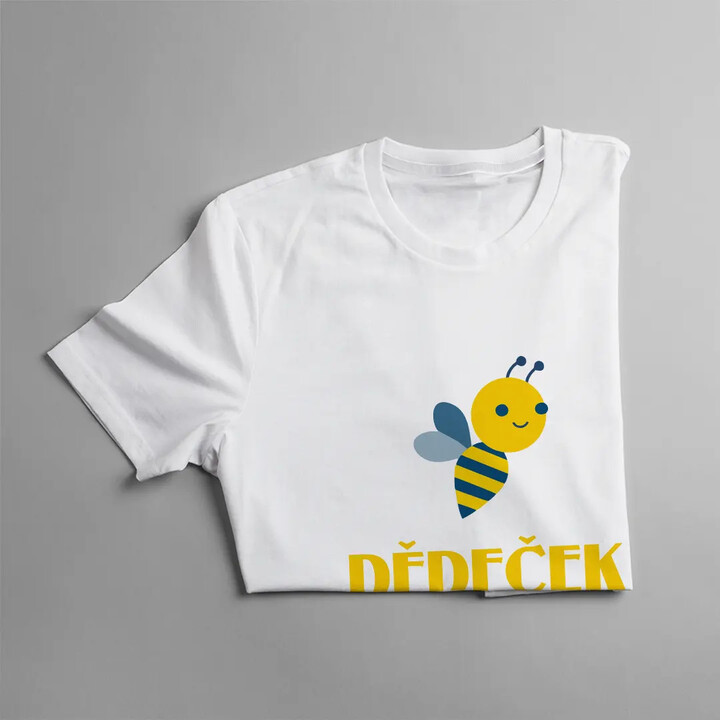 Dědeček - nejlepší včelař - pánské tričko s potiskem