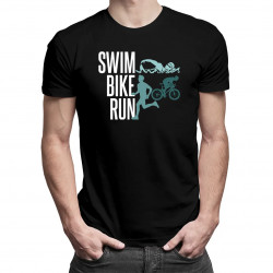 Triathlon - swim, bike, run v2 - pánské tričko s potiskem