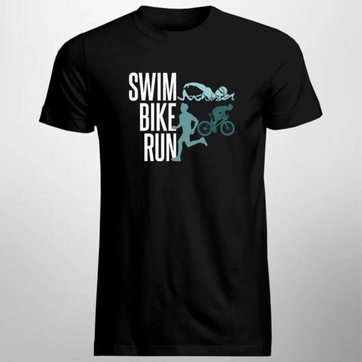 Triathlon - swim, bike, run v2 - pánské tričko s potiskem