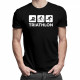 Triathlon - pánské tričko s potiskem
