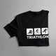 Triathlon - dámské tričko s potiskem