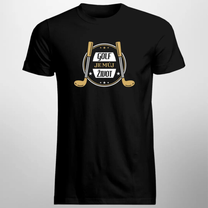 Golf je můj život - pánské tričko s potiskem