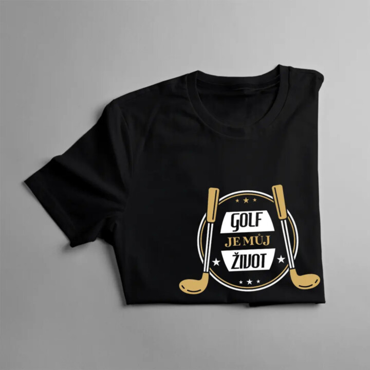Golf je můj život - pánské tričko s potiskem