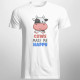Cows make me happy - pánské tričko s potiskem