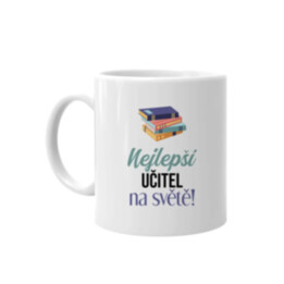 Nejlepší učitel na světě - hrnek s potiskem