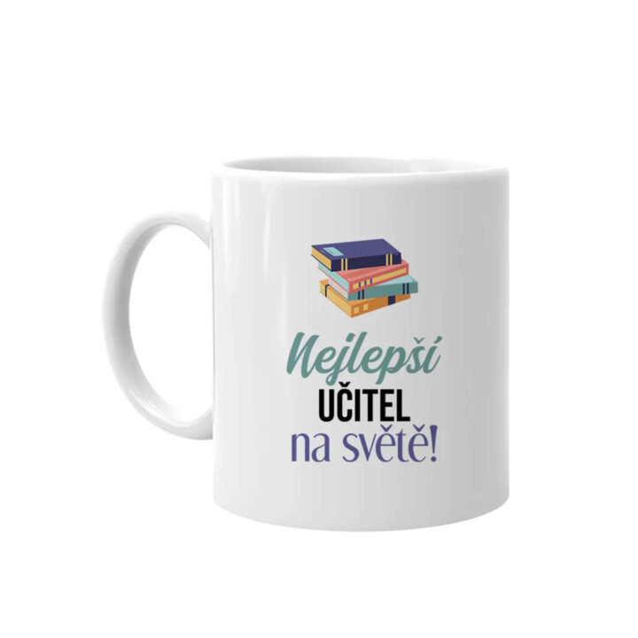 Nejlepší učitel na světě - hrnek s potiskem