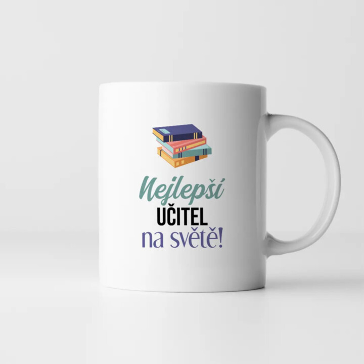 Nejlepší učitel na světě - hrnek s potiskem