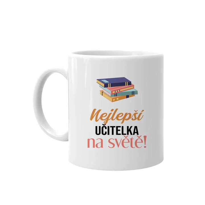 Nejlepší učitelka na světě - hrnek s potiskem
