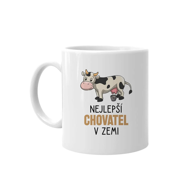 Nejlepší chovatel v zemi (krávy) - hrnek s potiskem
