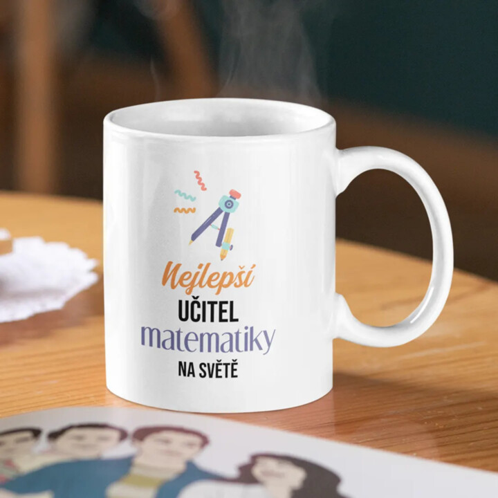 Nejlepší učitel matematiky na světě - hrnek s potiskem