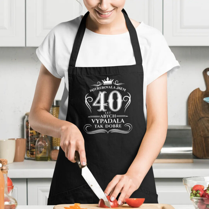 Potřebovala jsem 40 let, abych vypadala tak dobře - zástěra