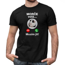 Morče volá, musím jít - pánské tričko s potiskem