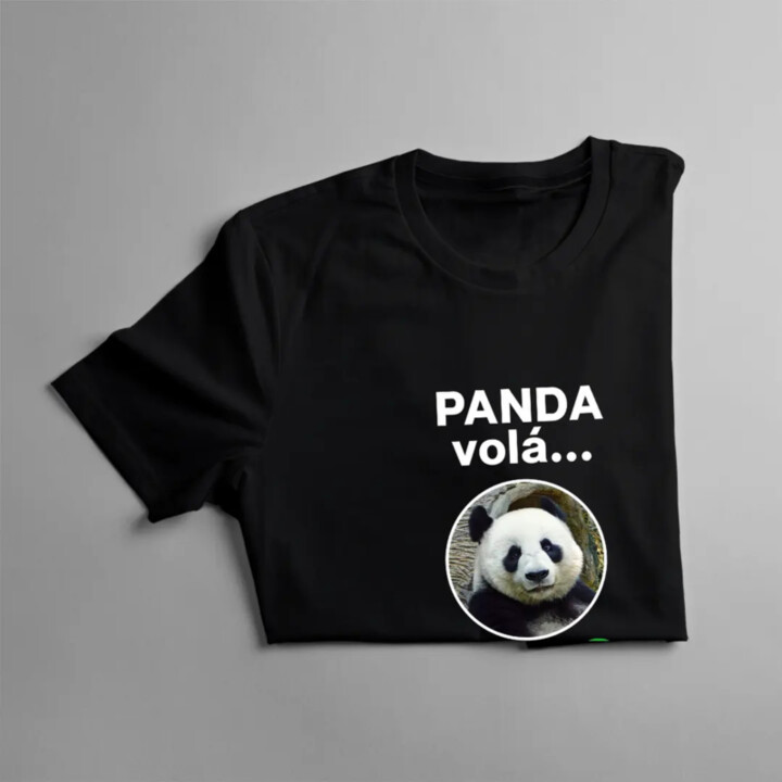 Panda volá, musím jít - pánské tričko s potiskem