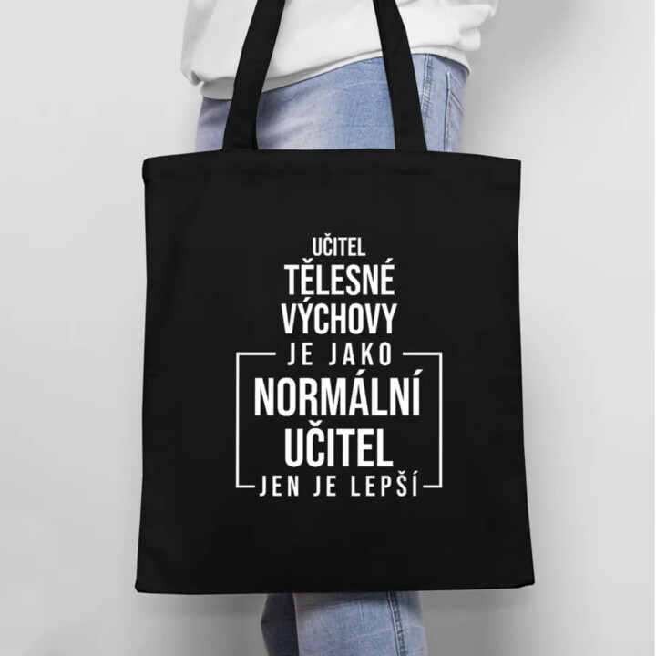 Učitel tělesné výchovy - taška s potiskem