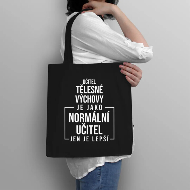 Učitel tělesné výchovy - taška s potiskem