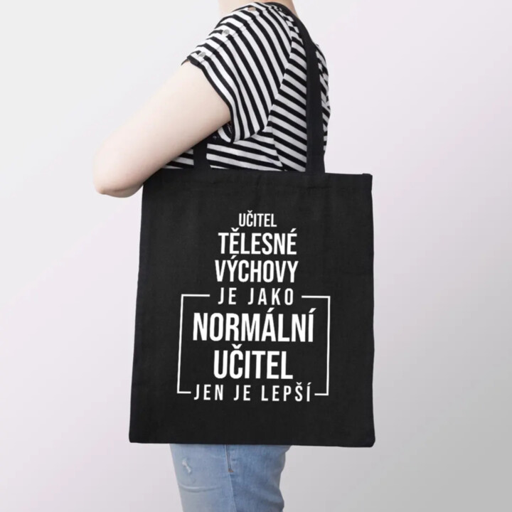 Učitel tělesné výchovy - taška s potiskem