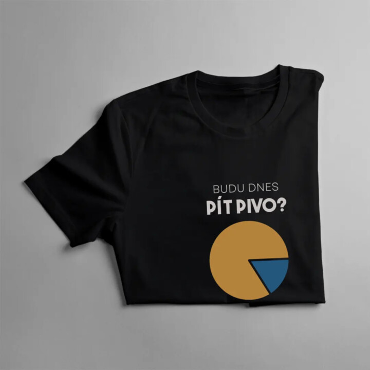 Budu dnes pít pivo? - dámské tričko s potiskem