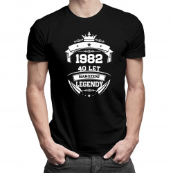 1982 Narození legendy 40 let - pánské tričko s potiskem
