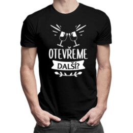 Otevřeme další? - pánské tričko s potiskem