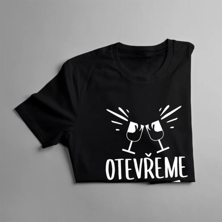 Otevřeme další? - pánské tričko s potiskem