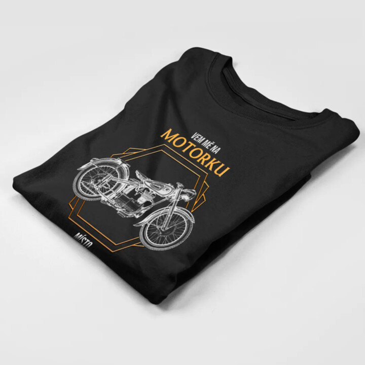 Vem mě na motorku místo all-inclusive - pánské tričko s potiskem