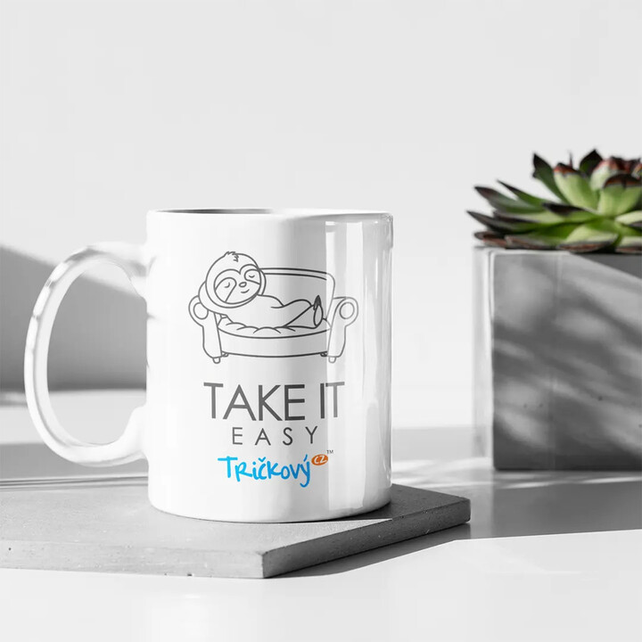 Take it easy - hrnek s potiskem