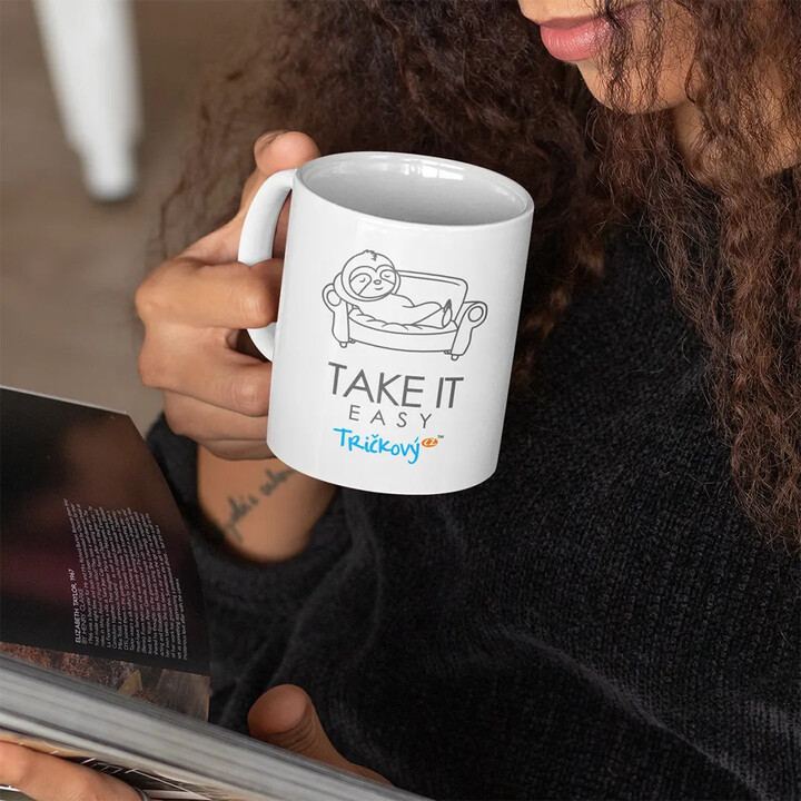 Take it easy - hrnek s potiskem