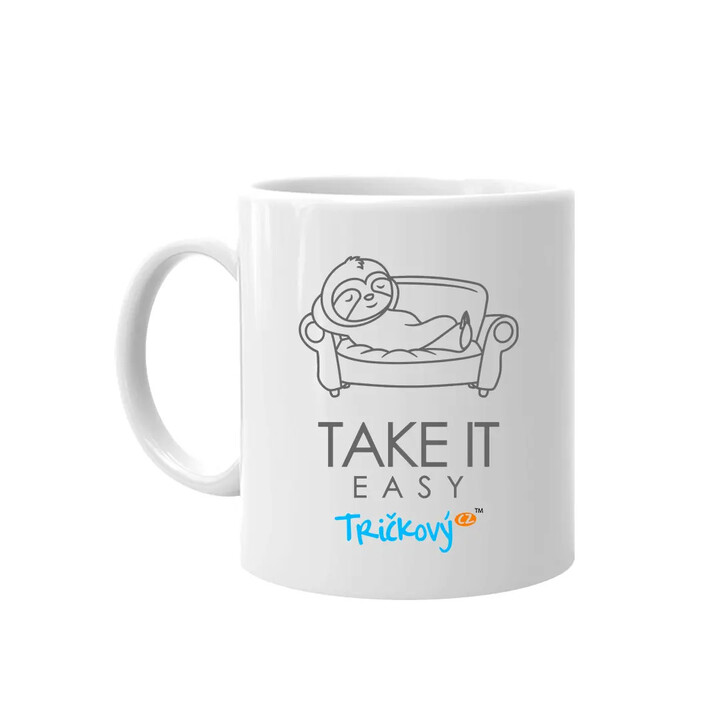 Take it easy - hrnek s potiskem