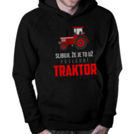 Slibuji, že je to už poslední traktor - pánská mikina s potiskem