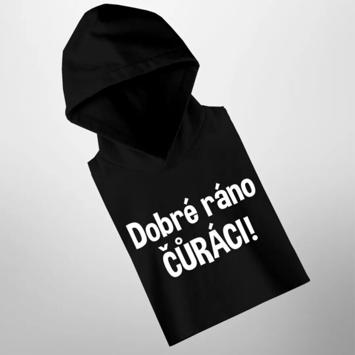 Dobré ráno čůráci - pánská mikina s potiskem