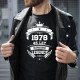 1978 Narození legendy 45 let - pánské tričko s potiskem