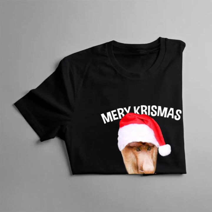 Mery krismas čůráci - dámské tričko s potiskem