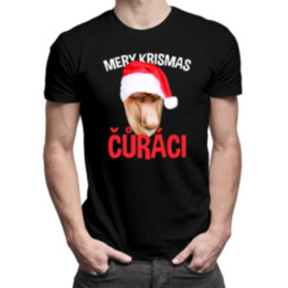 Mery krismas čůráci - pánské tričko s potiskem