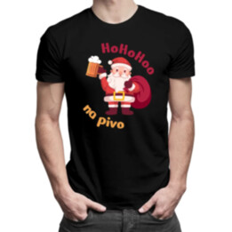 Ho Ho Hoo na pivo - pánské tričko s potiskem